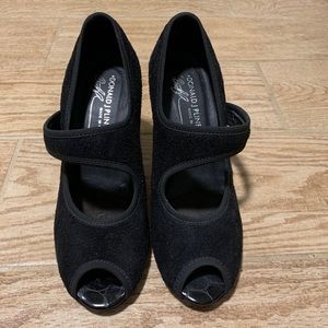Donald Pliner peep toe pumps